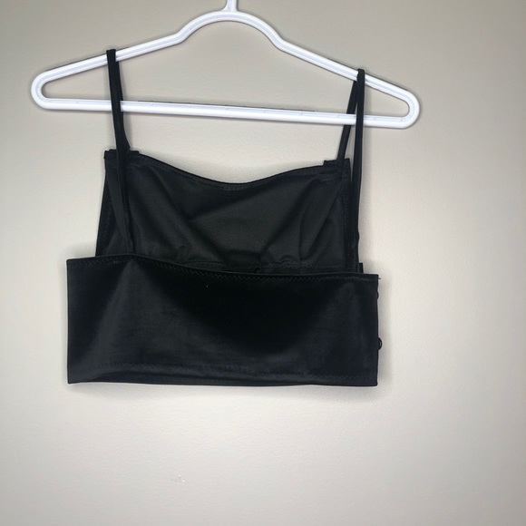 Handmade black crop top - Picture 3 of 3